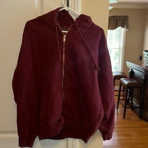 John Galt Brandy Melville maroon sweatshirt worn 4 times